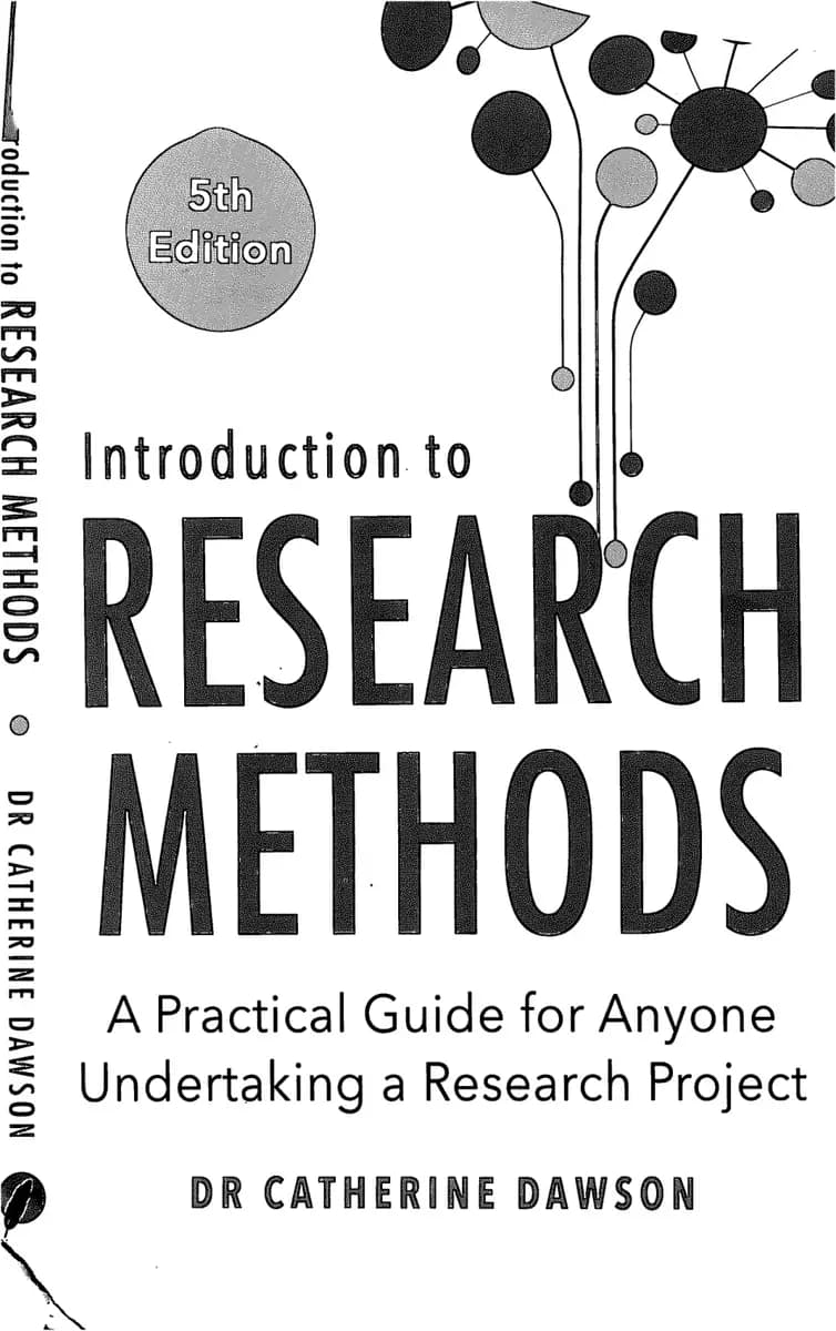 Book cover: Introduction to Research Methods (5th Edition) by Catherine Dawson