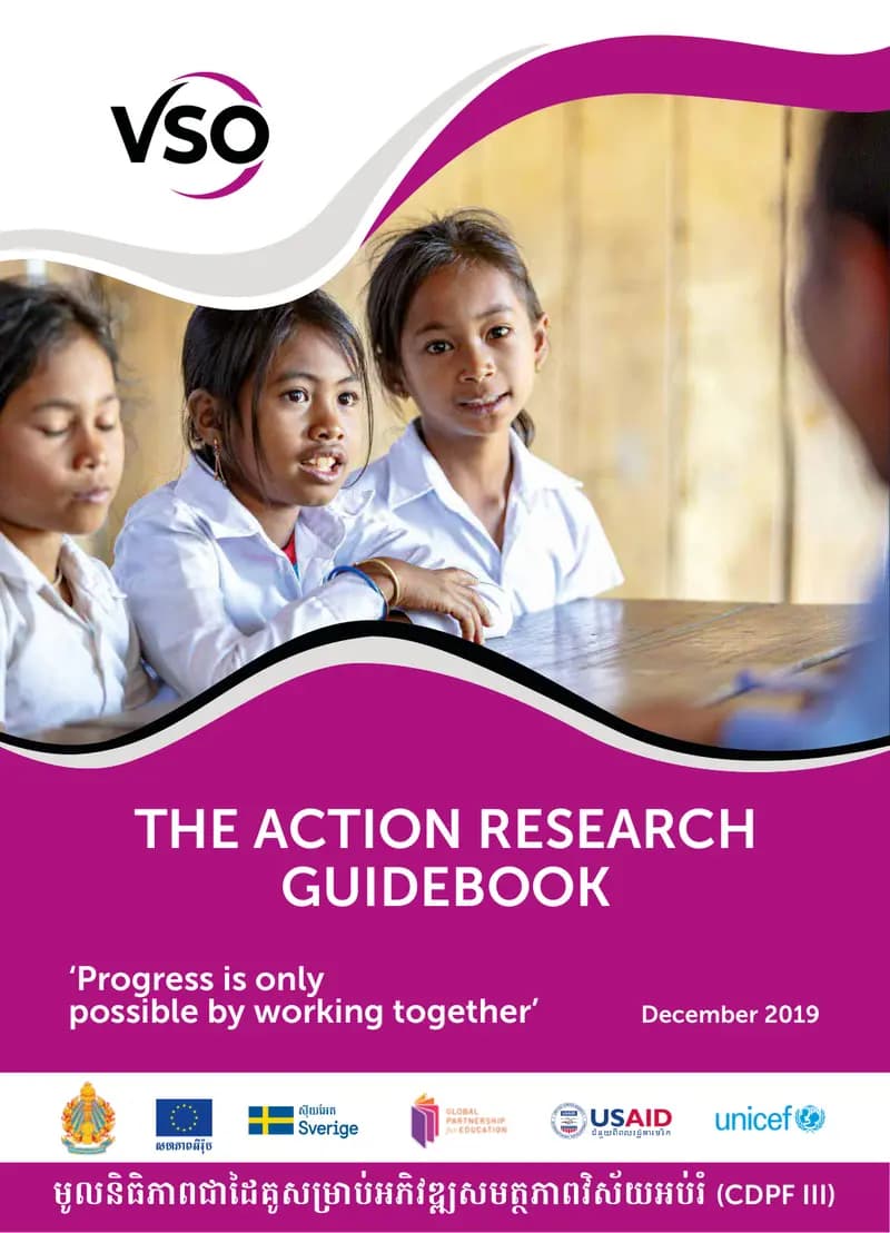 Book cover: The Action Research Guidebook (CDPF III) by Capacity Development Partnership Fund (CDPF III)