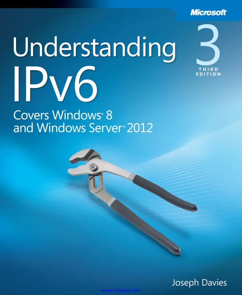 Book cover: Understanding IPv6 3th_edition by Joseph Davies