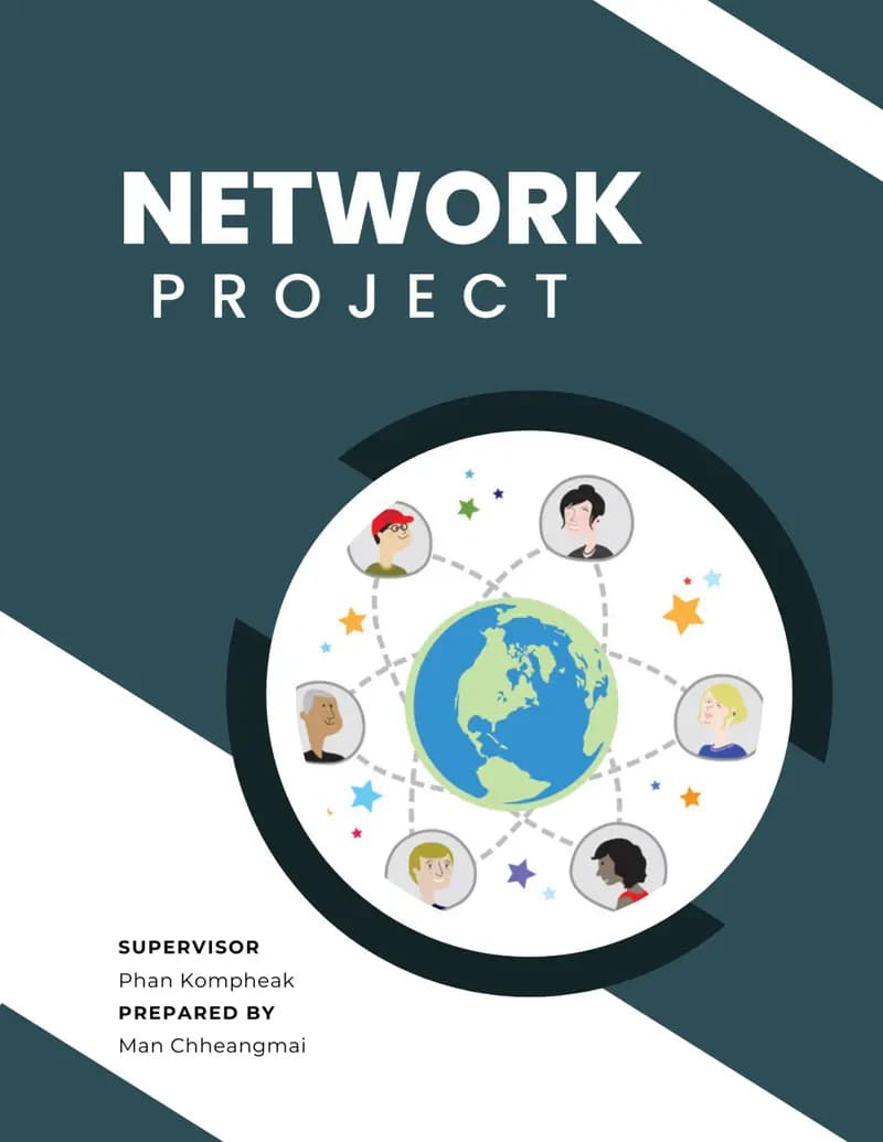 Book cover: Network Project Implementation in Linux by នាយកដ្ឋានបច្ចេកវិទ្យាព័ត៌មាន