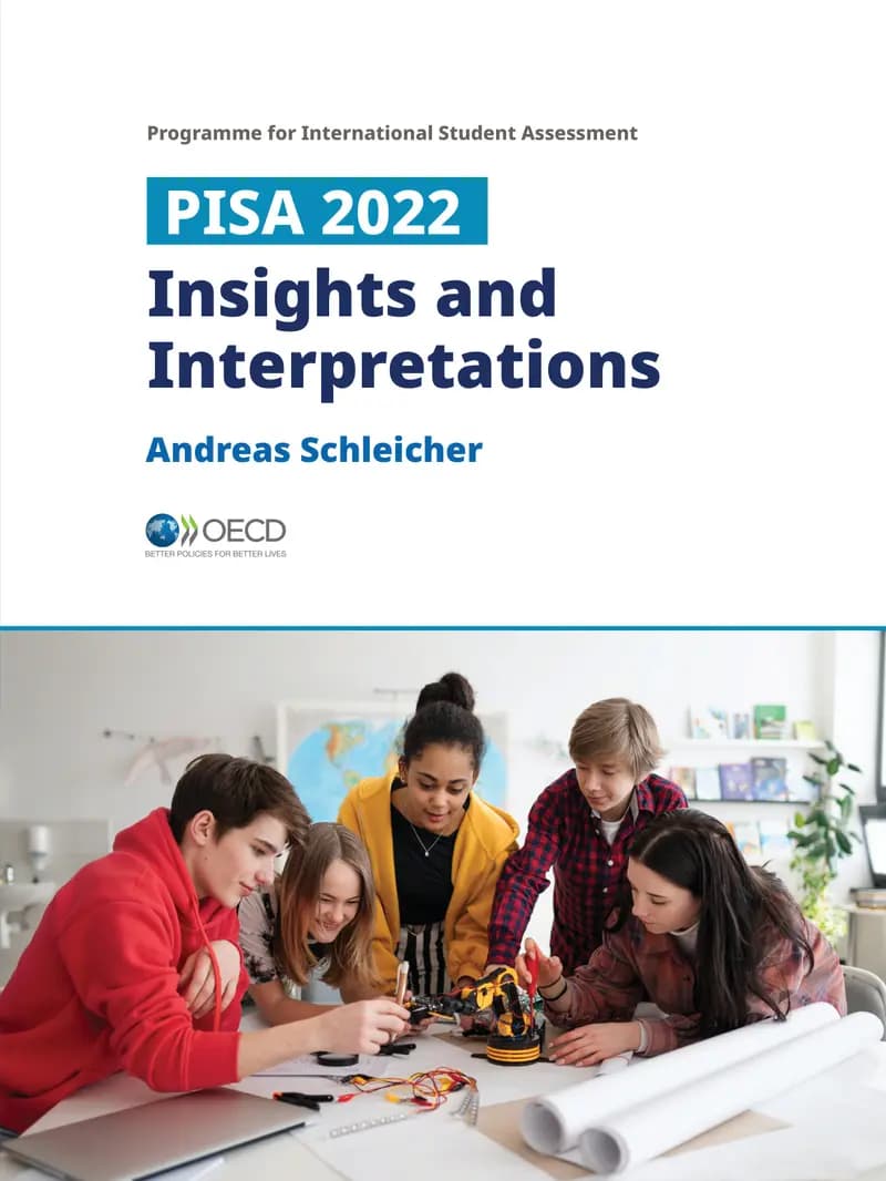 Book cover: PISA 2022 Interpretations Insights and Interpretations by នាយកដ្ឋានបច្ចេកវិទ្យាព័ត៌មាន